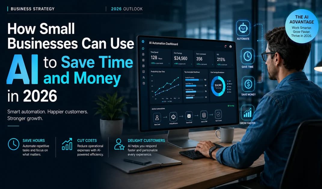 How Small Businesses Can Use AI to Save Time and Money in 2026