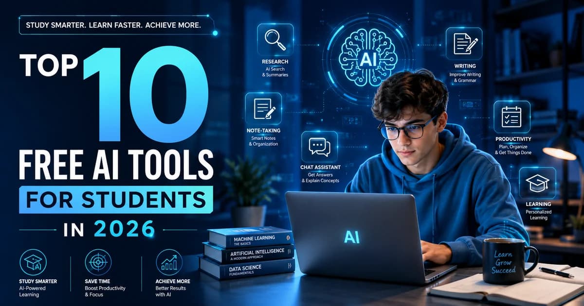 Top 10 Free AI Tools for Students in 2026